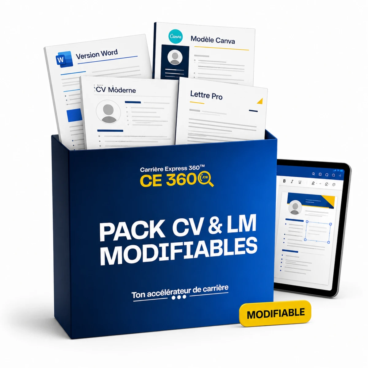 Pack CV & LM Modifiables