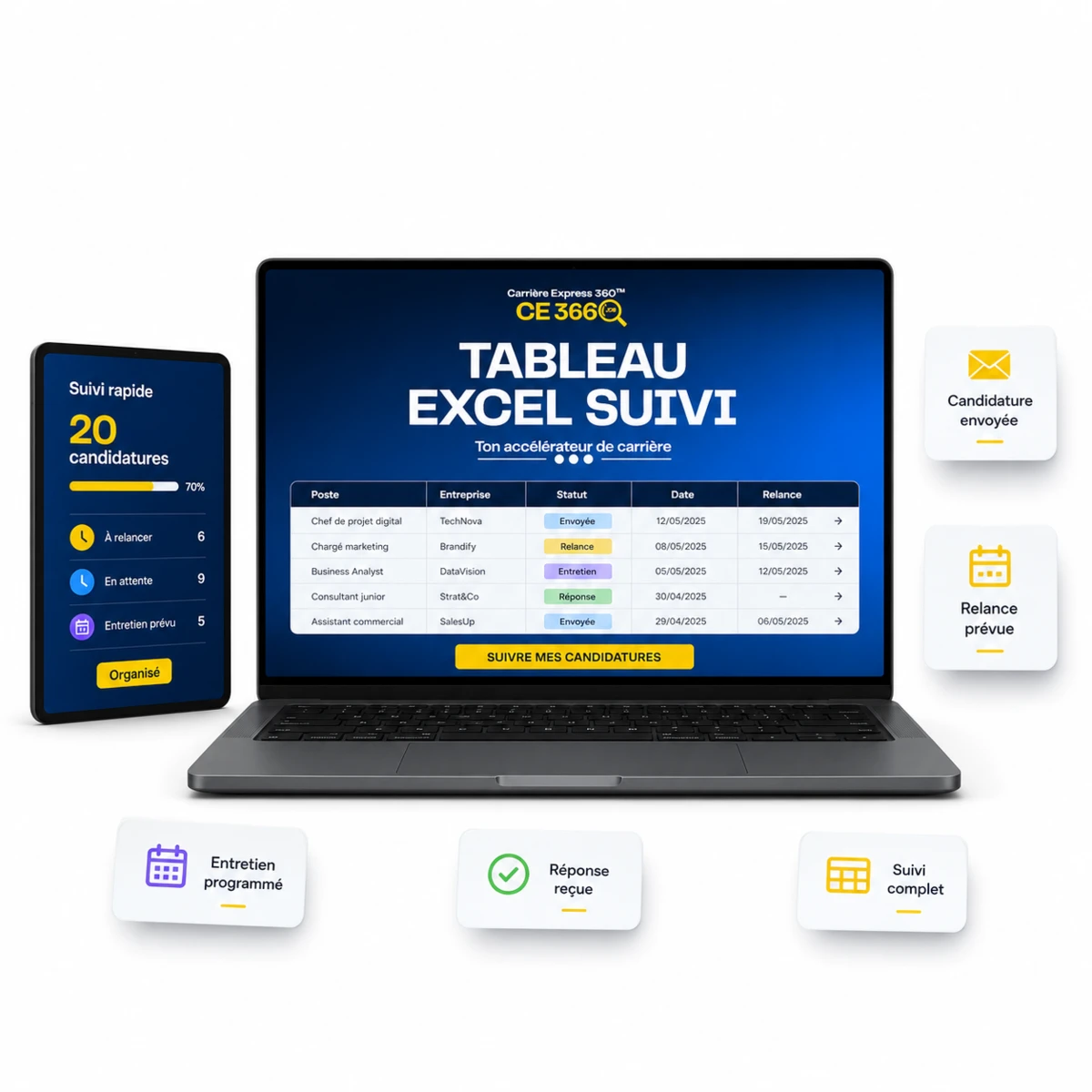 Tableau Excel Suivi